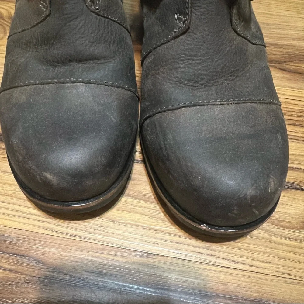 Sorel Joan of Arctic Wedge Booties Leather Waterproof Ankle Boots Women Size 8.5